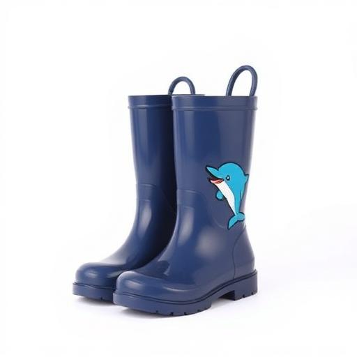 Dolphin Rain Boots — kids 11